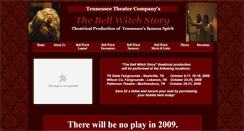 Desktop Screenshot of bellwitchstory.com